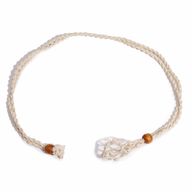 Cordones para Collar de Pieras Preciosas 45 cm - Natural
