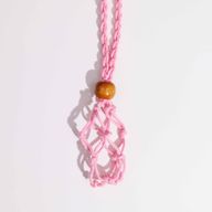 Cordones para Collar de Pieras Preciosas 45 cm - Rosa