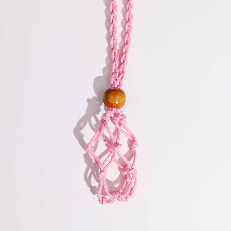Cordones para Collar de Pieras Preciosas 45 cm - Rosa