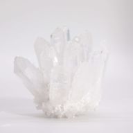 Racimo Artesanal de Cuarzo Natural - Cuarzo Claro (aprox 250-300gm 8cm)