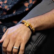 Pulseras de Doble Poder de Piedras Preciosas - Aventurina Amarilla