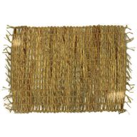 Mantel Individual Jacinto de Agua Natural - Robusta y Flecos