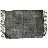 Mantel Individual Flecos de Hierba Marina - Negro