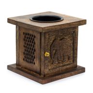 Quemador de caja grande de mango - Elefante