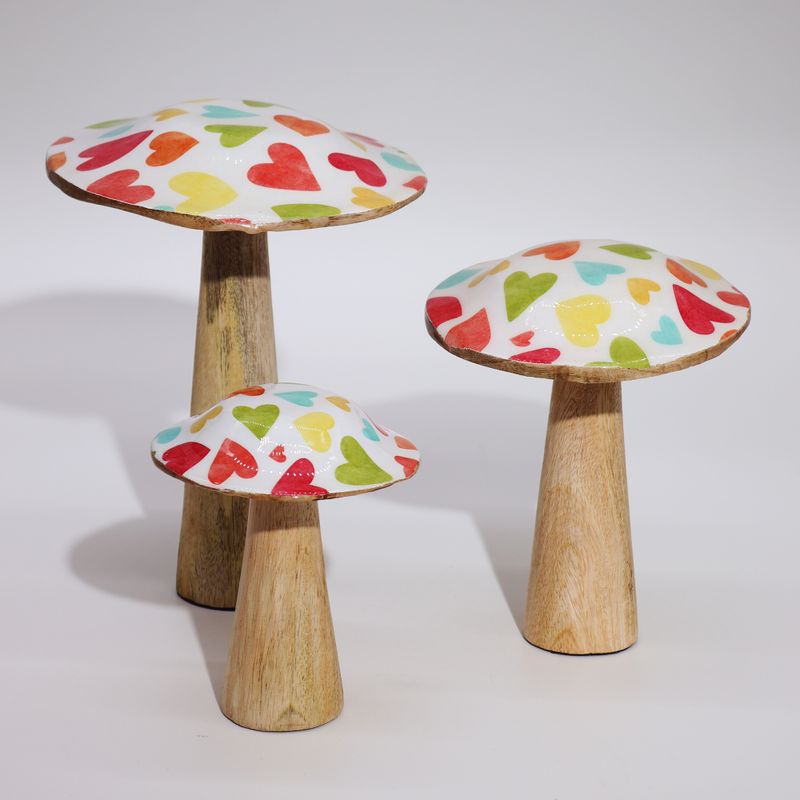 Seta Mediana - 15cm - Corazones Pastel