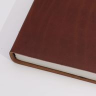 Cuaderno de Notas Grande Marrón Oscuro - Páginas Rayadas