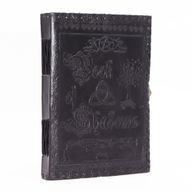 Cuaderno Grande de las Sombras - Negro con Bordes Desgastados