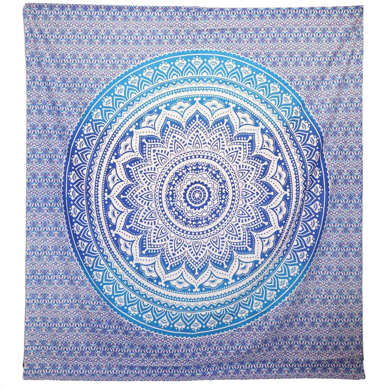 Tapiz  Pared / Pareo - Mandala - Azul