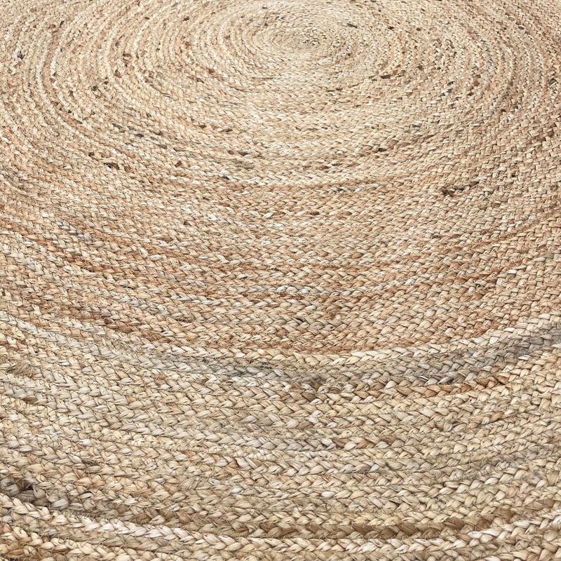 Alfombra redonda extragrande de yute 200 cm