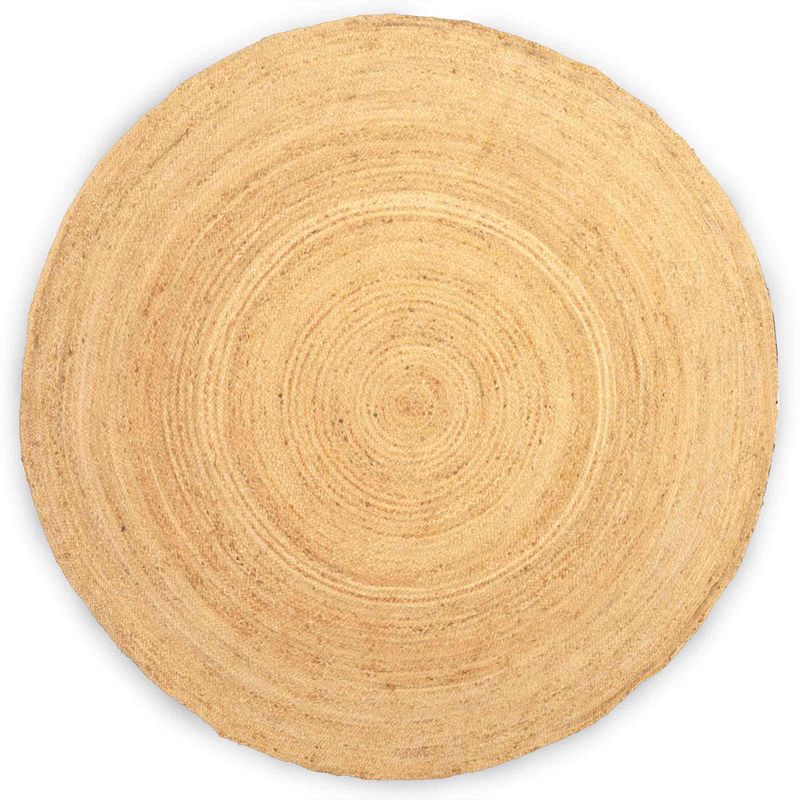 Alfombra redonda extragrande de yute 200 cm
