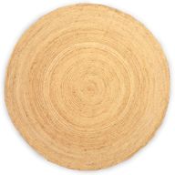 Alfombra redonda extragrande de yute 200 cm