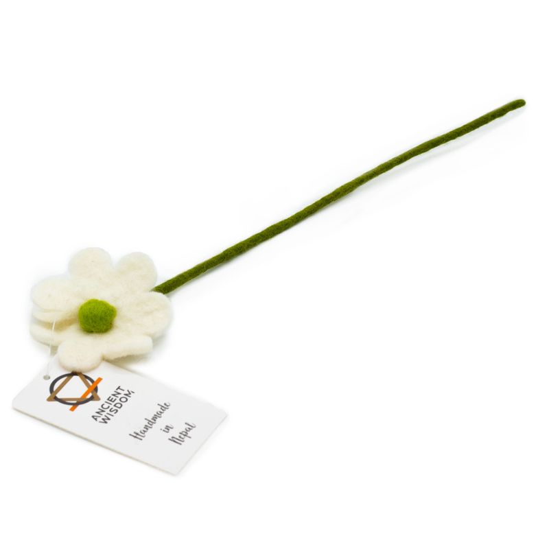 Flores de fieltro - Margarita (colores surtidos)