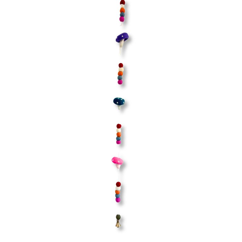 Colgante de Pared de Fieltro - Hongos (colores variados)