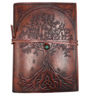 Cuaderno de cuero del Árbol de la Vida – 18x13x2cm