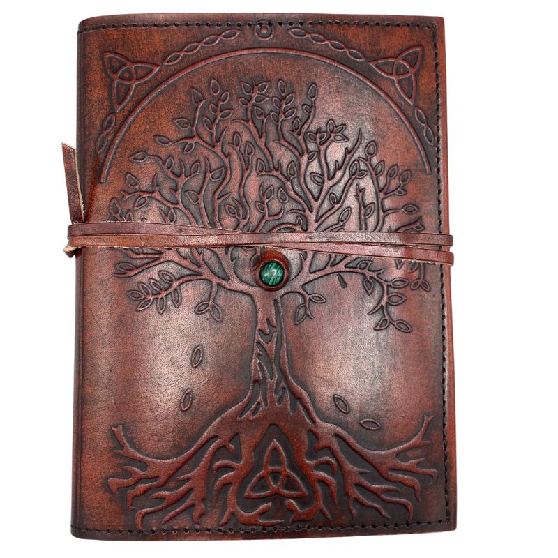 Cuaderno de cuero del Árbol de la Vida – 18x13x2cm