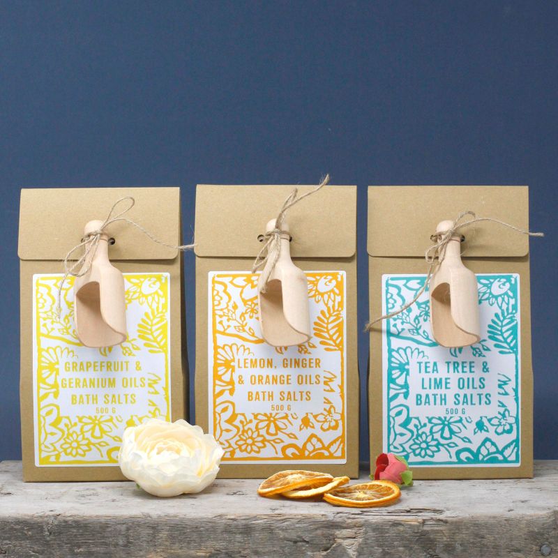 Sales de Baño de Limón, Jengibre y Naranja 500g