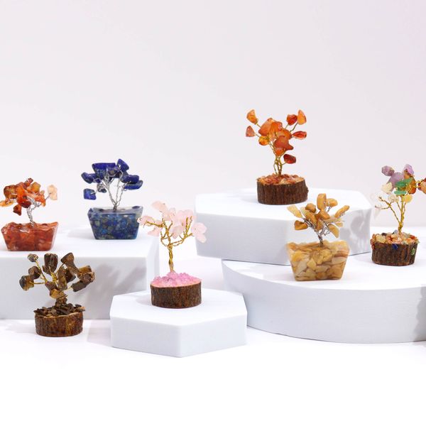 Mini Árboles De Piedras Preciosas