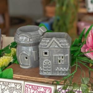 Quemadores de Aceite Florales y en Forma de Caldero