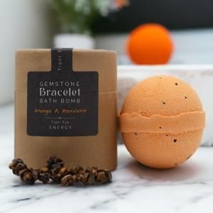 Bombas de Baño con Pulsera de Piedras Preciosas