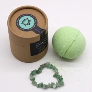Bombas de Baño con Pulsera de Piedras Preciosas