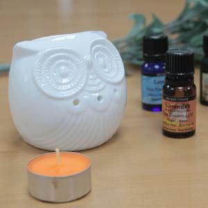 Quemador Aceite Clásico Blanco