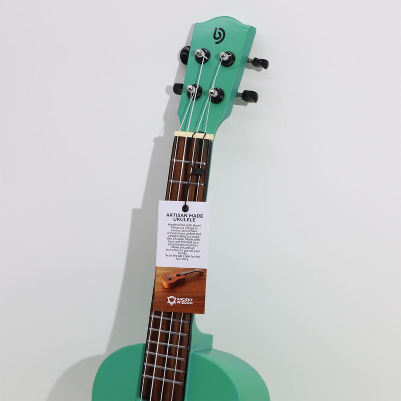 Ukelele Artesanal - Acabado Natural Clásico (4 Cuerdas)