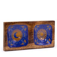 Bandeja doble 20x10x2.5cm - Sol & Luna - HOP HARE
