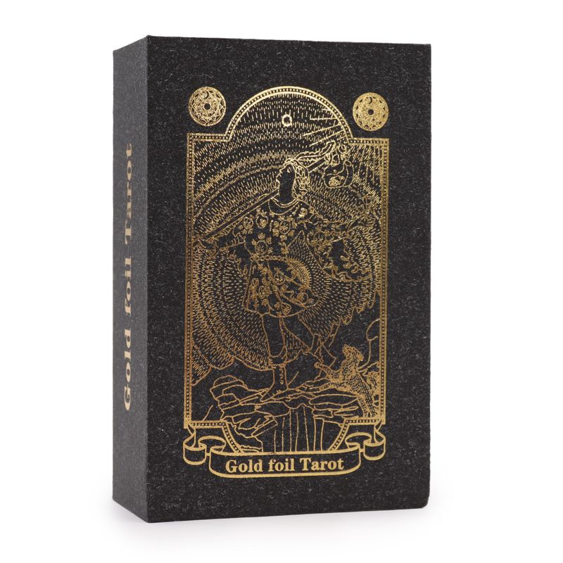 Tarot de color Dorado con Libro - Caja de Regalo