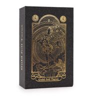 Tarot de color Dorado con Libro - Caja de Regalo
