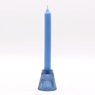 Portavelas reversible para cena / vela de té - Azul real