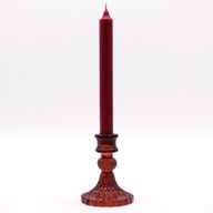 Portavelas Vintage para cena - Rojo Vampiro