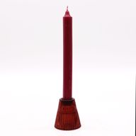 Portavelas reversible para cena / vela de té - Rojo Vampiro