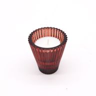 Portavelas reversible para cena / vela de té - Rojo Vampiro