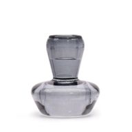 Portavelas reversible con diseño de seta para cena / vela de té - Gris medianoche