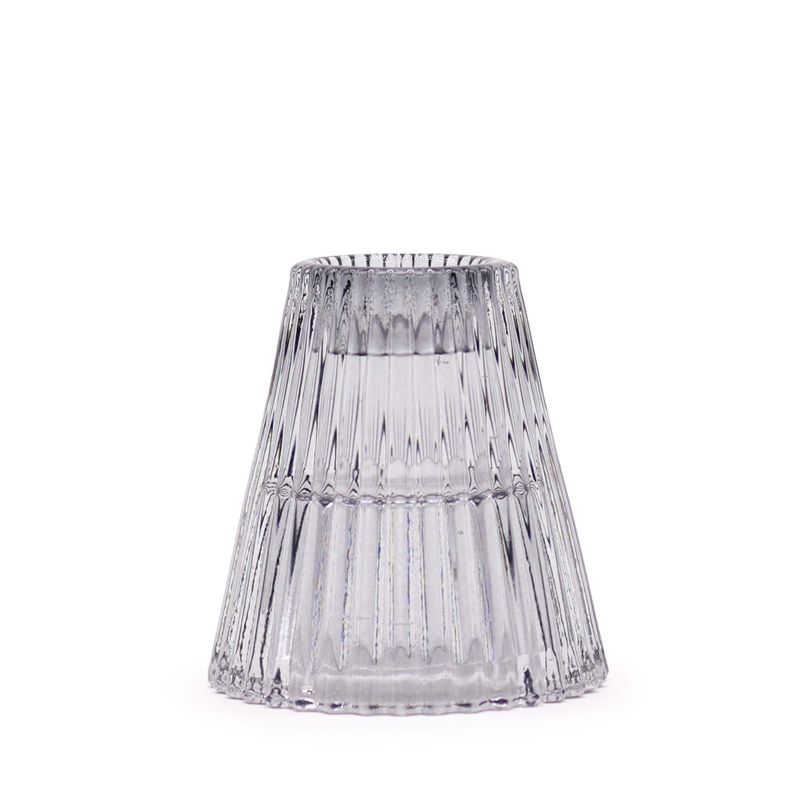 Portavelas reversible para cena / vela de té - Gris medianoche