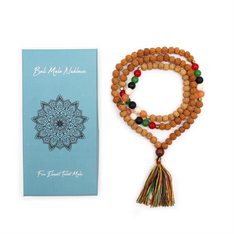 Collar Bali Mala - Energía de los Cinco Elementos