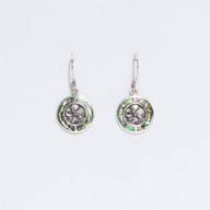 Pendientes de Concha y Plata - Frangipani - Abalón