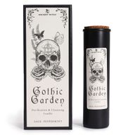 Gothic Garden vela ritual de la bruja antigua y caja de regalo a juego, vista frontal