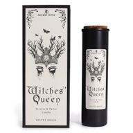 Reina de las brujas, vela ritual de la bruja ancestral y caja de regalo a juego, vista frontal