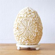 Lámpara Boho de Conchas Marinas - Concha Ovalada  - 15 cm