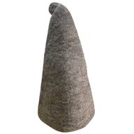 Sombrero de mago de sauna de fieltro - Marrón natural