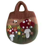 Bolsa de fieltro para jardín de setas - 35 x 27 cm