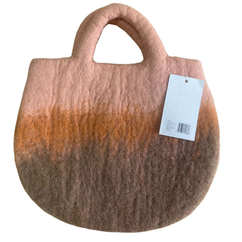 Bolsa de fieltro con girasoles y abejas - 35 x 27 cm