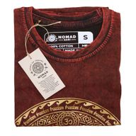 Camiseta Nomad Sari Pequeña - Chakra - Granate