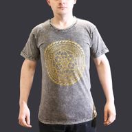 Camiseta Nomad Sari Pequeña - Chakra - Gris oscuro
