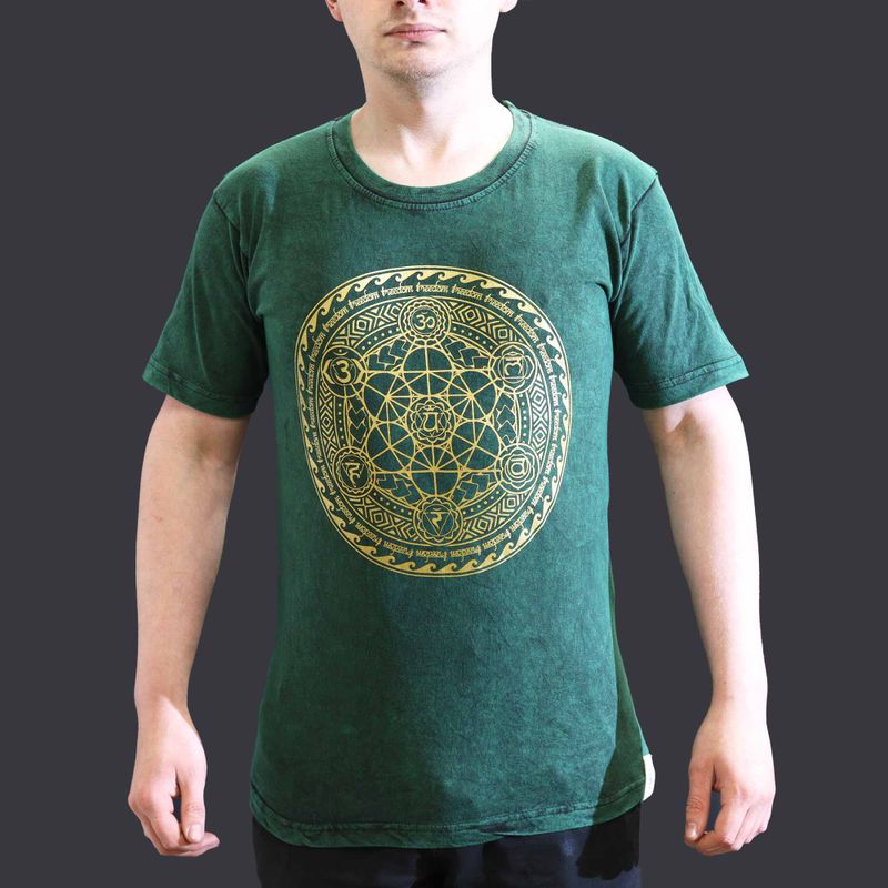Camiseta Nomad Sari Pequeña - Chakra - Verde