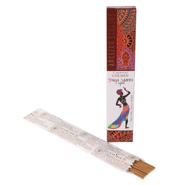 Incienso Golden Copal Dorado y Palo Santo – 15 g