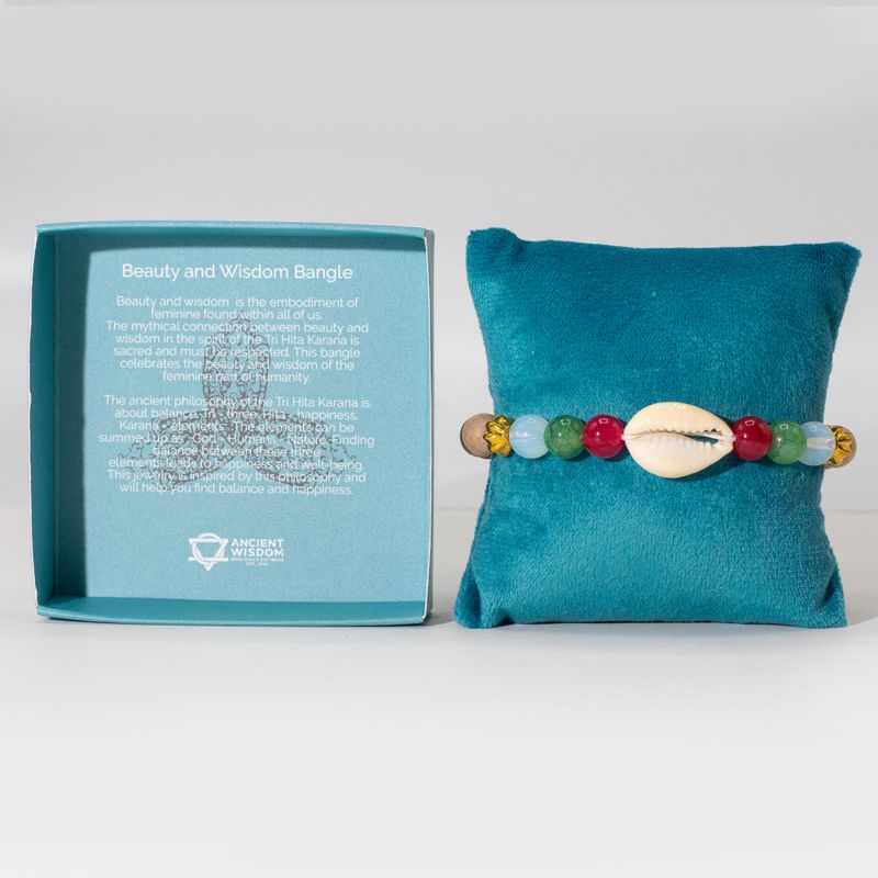 Tri Hita Karana Bangle - Belleza y Sabiduria