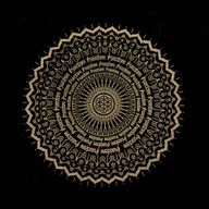 Bolso tote lavado a la piedra extragrande 14 oz - Mandala de la libertad