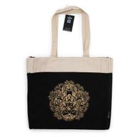 Bolso Tote Extragrande Chocolate Lavado a la Piedra 14 oz - Mano de Fátima de la Libertad